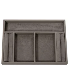 Vassoio piccolo Safety Box in Grigio Luna
