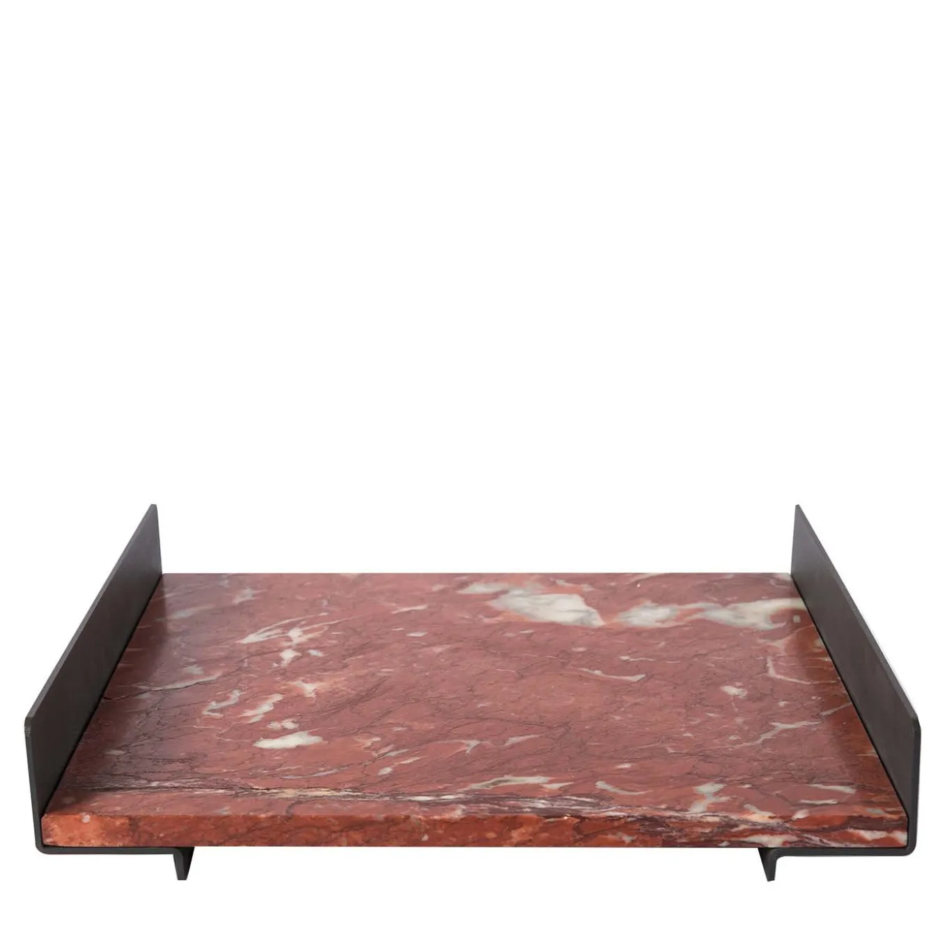 Vassoio Pietra L03 in marmo Rosso Francia di Pietro Lissoni