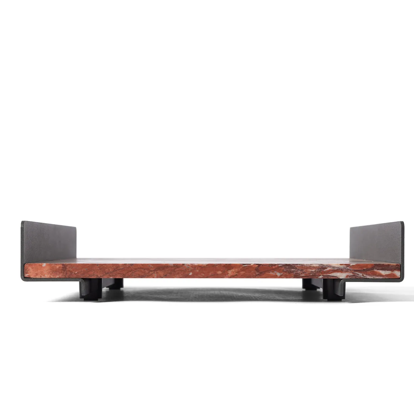 Vassoio Pietra L03 in marmo Rosso Francia di Pietro Lissoni