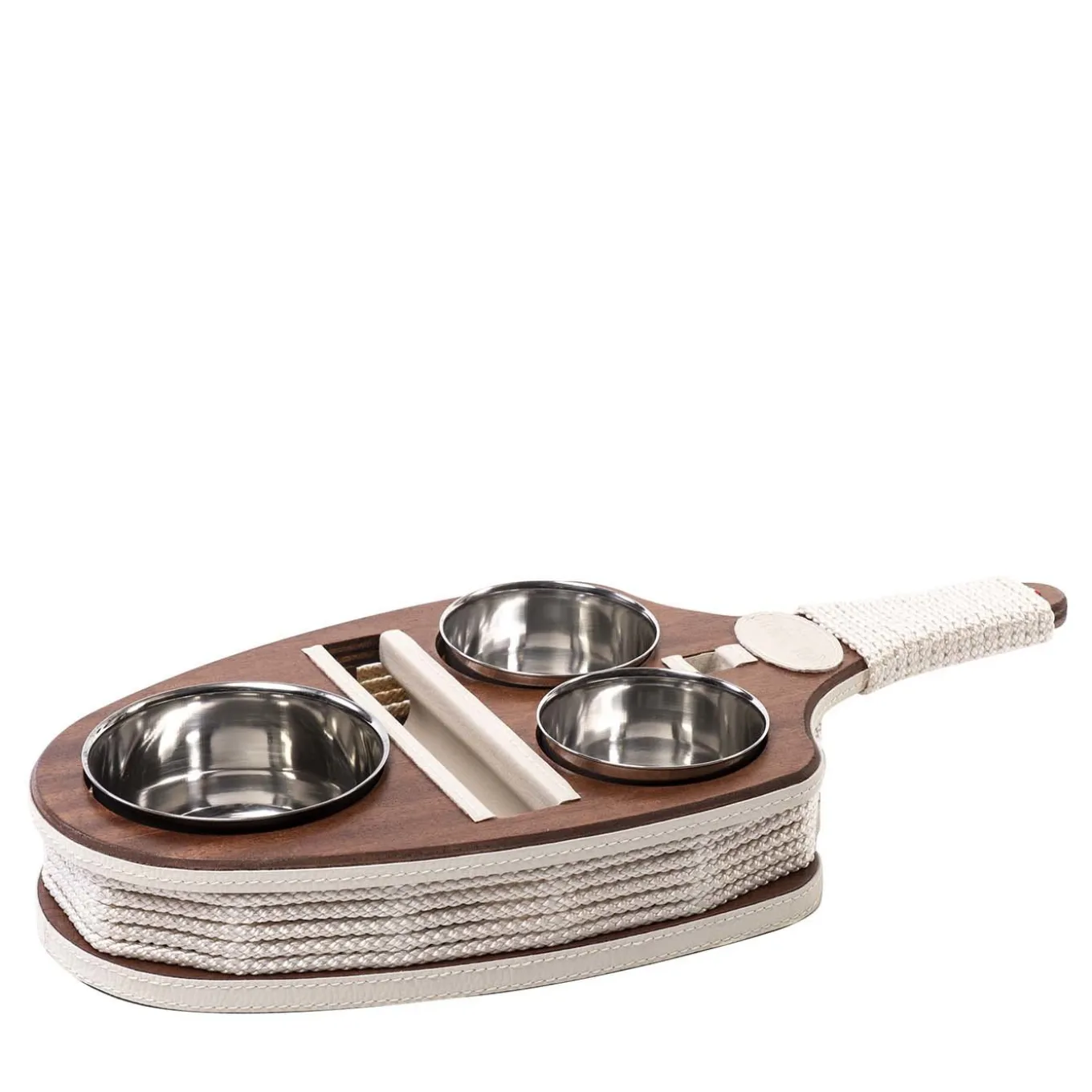 Vassoio portaoggetti in crema