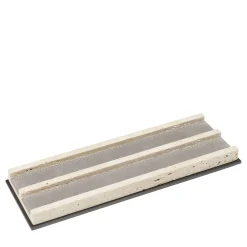 Vassoio portavalori in pelle e marmo di Latina