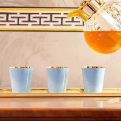 Vassoio rettangolare dorato Vancouver