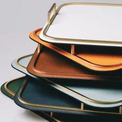 Vassoio rettangolare medio Bellini in bronzo