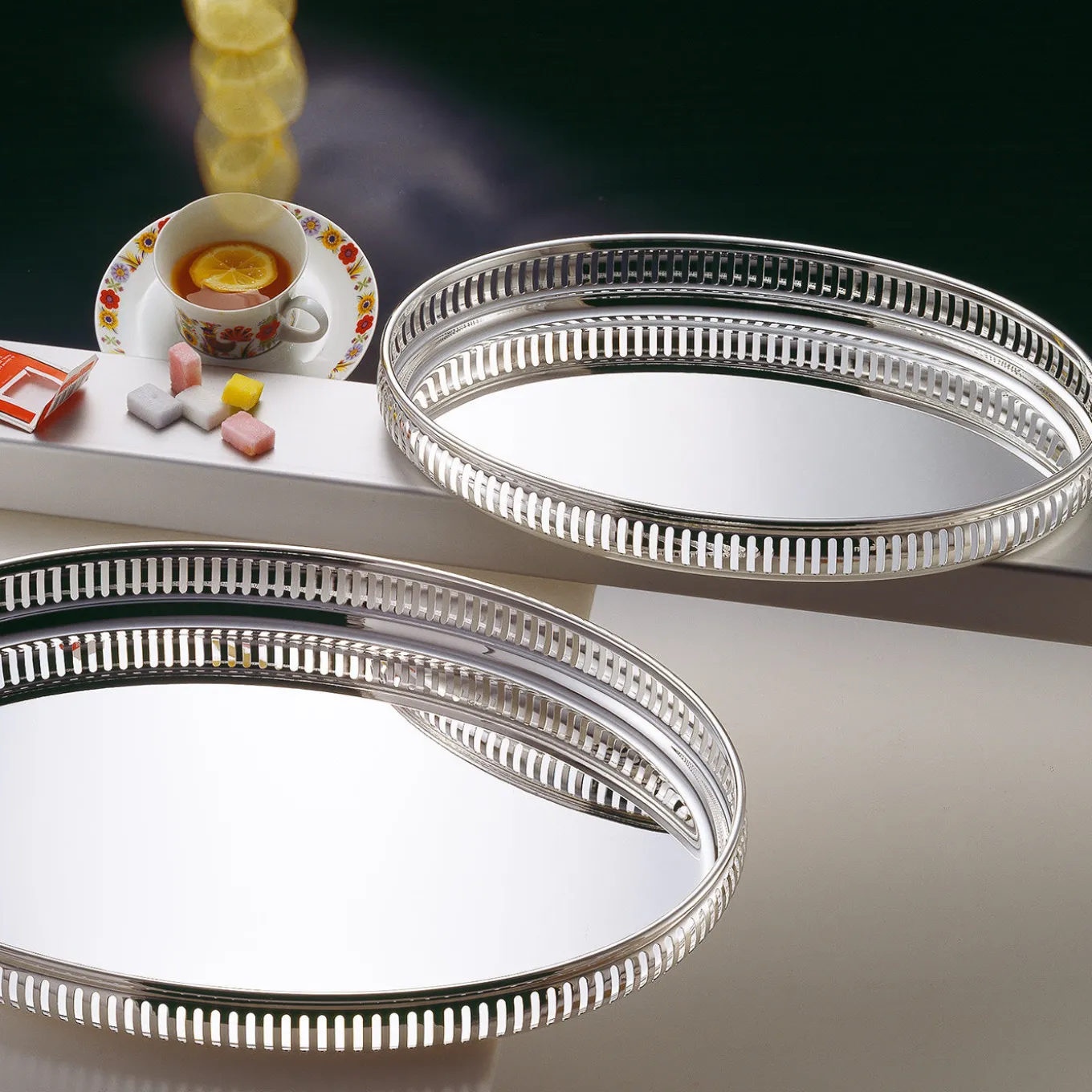 Vassoio rotondo Galleria