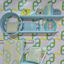 Vassoio Rotondo Martin Edizione Limitata in Metallo Blu