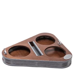 Vassoio triangolare grigio