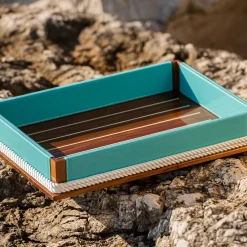 Vassoio XL rettangolare azzurro #1