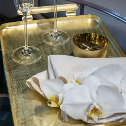 Velluto 1 vassoio con maniglie