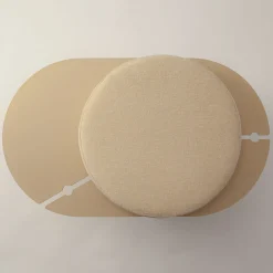 Versatile pouf dorato e argentato