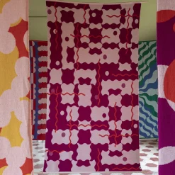 Viaggio 4 Coperta/ arazzo policromo di Serena Confalonieri