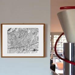 Viaggio Periglioso - Disegno a penna su carta