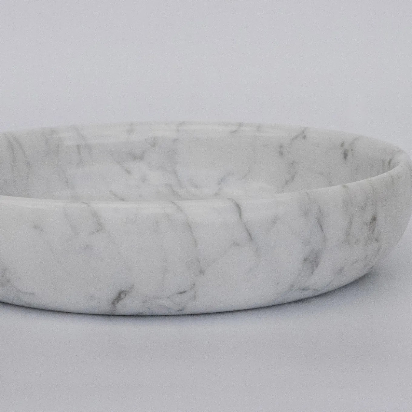 Vide Pochette in marmo bianco di Carrara