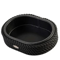 Videopoche ovale nera piccola