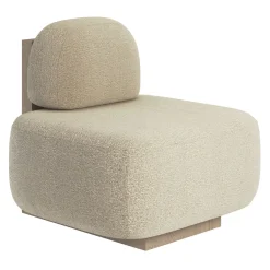 Yoshida Beige Bouclè Armchair
