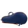 Zaino da Tennis in Pelle Blu Classic
