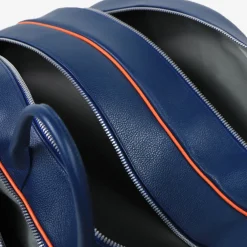 Zaino da Tennis in Pelle Blu Classic