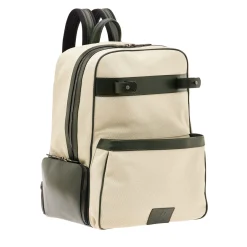 Zaino tennis in pelle verde Passion